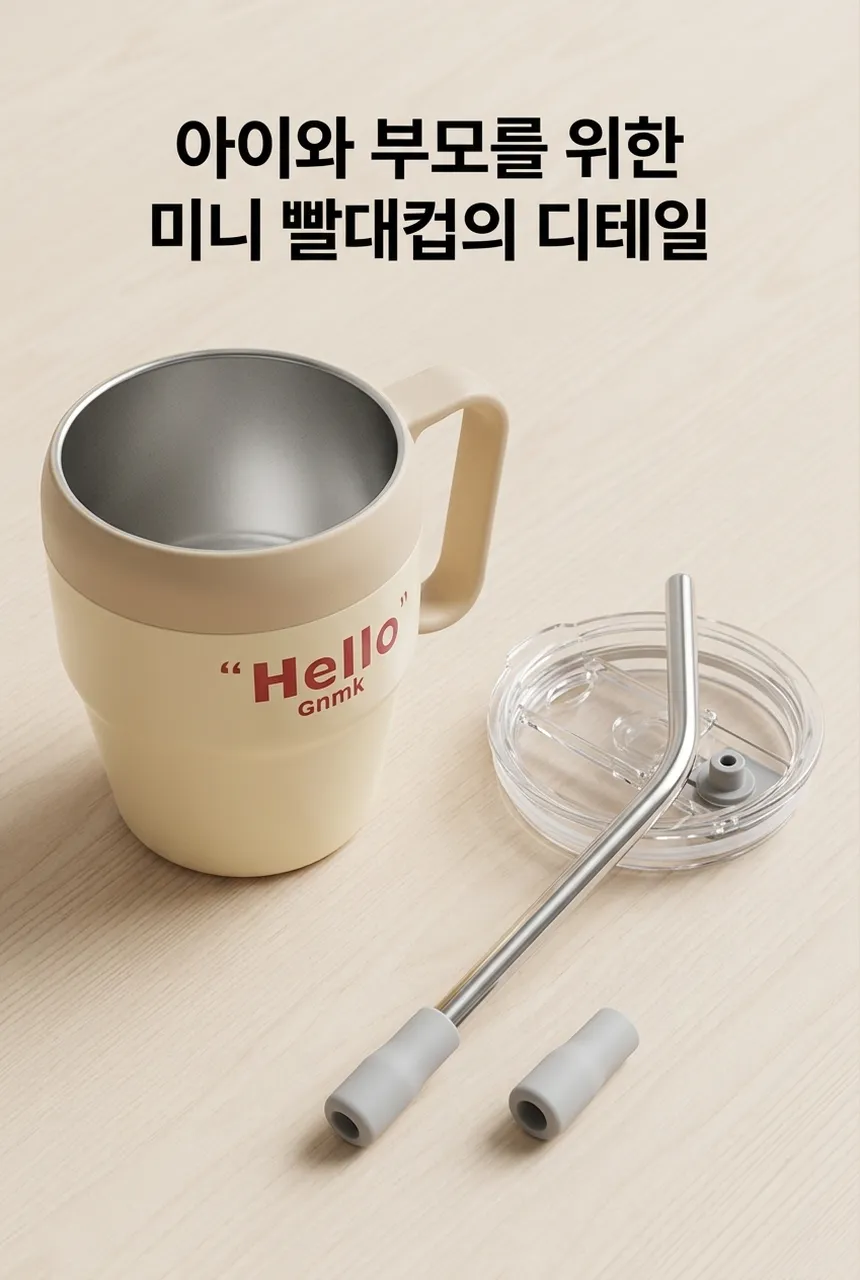 미니 빨대컵 - 가치 제안