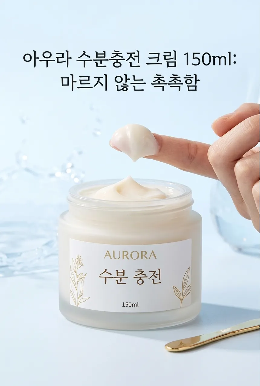 아우라 수분충전 크림 150ml - 히어로