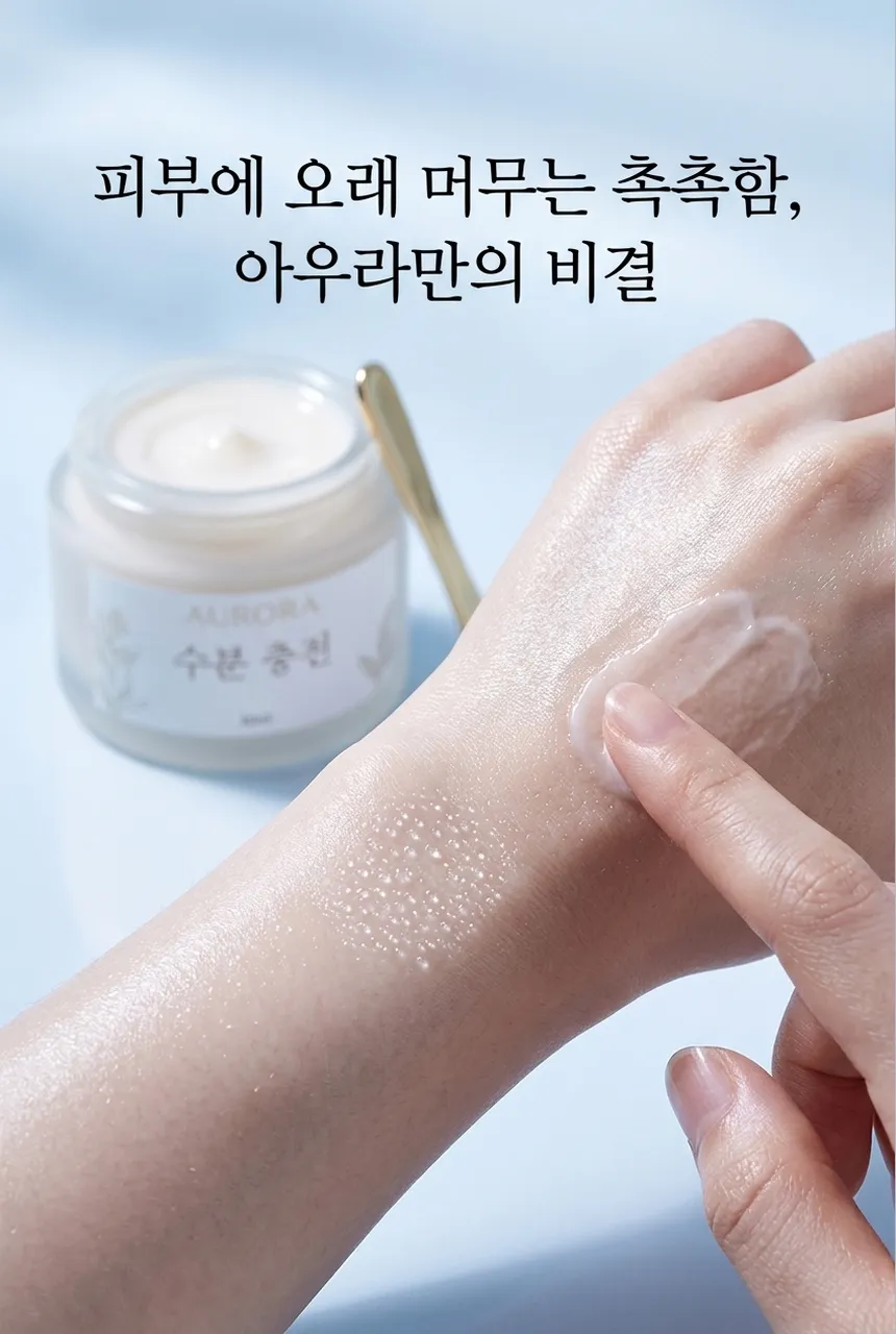 아우라 수분충전 크림 150ml - 가치 제안