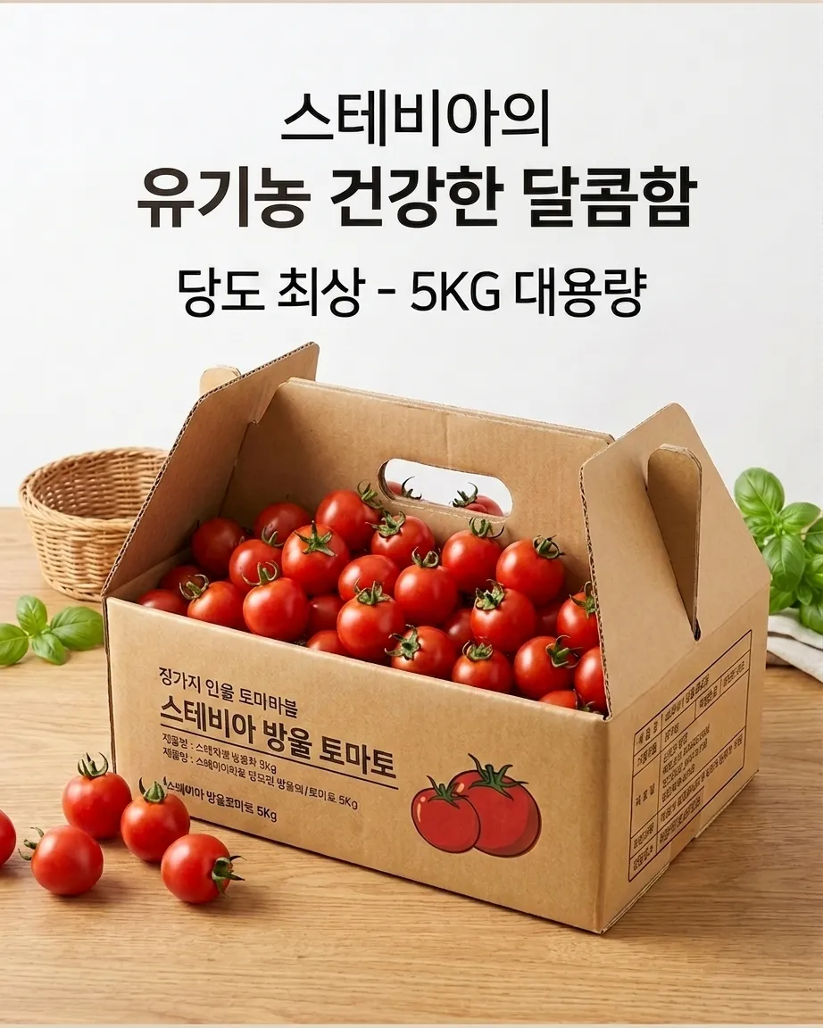 스테비아 방울 토마토 5KG - 히어로